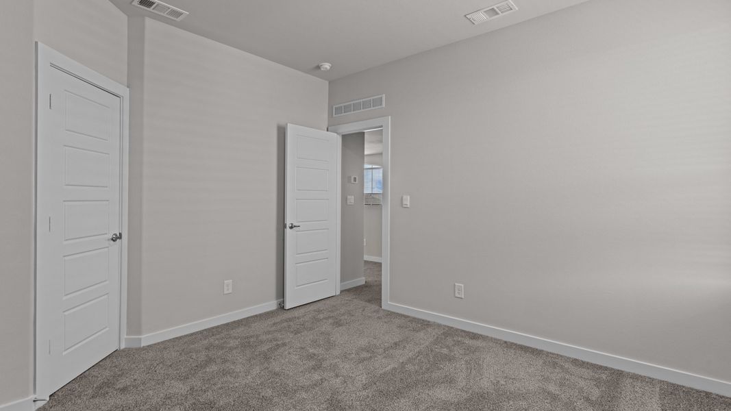 Representative unfurnished interior of a home built from the REDROCK by D.R. Horton in Northwest Passage, Midland (Image 22). Representative unfurnished interior of a home built from the REDROCK by D.R. Horton in Northwest Passage, Midland (Image 22).