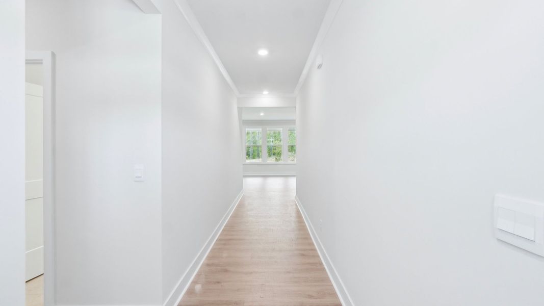 Representative unfurnished interior of a home built from the Hickory by D.R. Horton in Westport, York (Image 13).