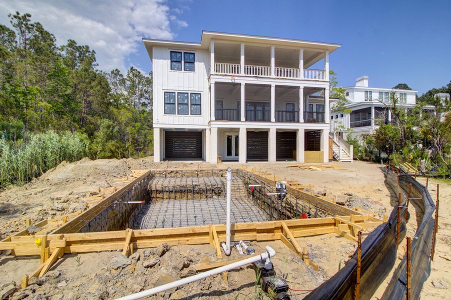 In-progress construction of a new home in , Awendaw, SC (Image 27). In-progress construction of a new home in , Awendaw, SC (Image 27).