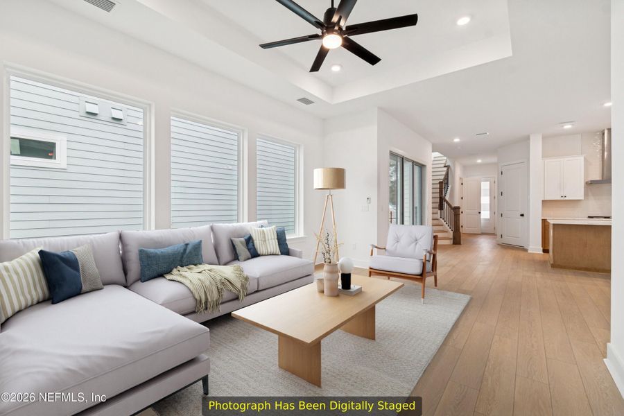 Furnished interior view inside a new home in Reflections 40' Front Load, Ponte Vedra (Image 7).