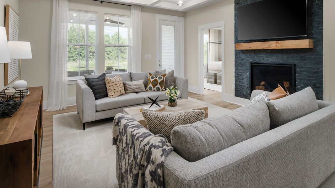 Brook Run Villas by DRB Elevate in Fort Mill SC - Living Space
