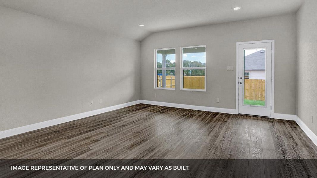 Spacious, unfurnished interior of a new home in Prairie Lakes, Buda (Image 19).