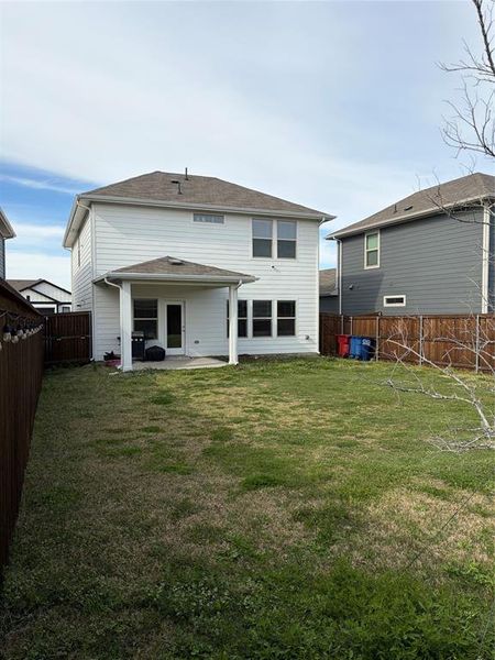 Exterior details and patio area of a home in Lakehaven - Spring Series, Farmersville (Image 21).