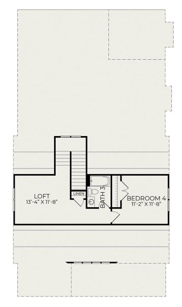 2D floor plan layout of this home in Nexton, Summerville, SC (Image 4).