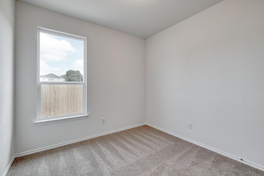 Spacious, unfurnished interior of a new home in River Bluff, Leander (Image 17). Spacious, unfurnished interior of a new home in River Bluff, Leander (Image 17).