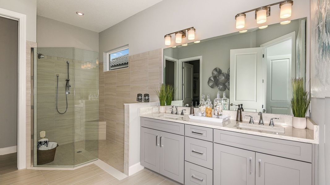 Furnished interior view inside a new home in Westview Community Group Page, Kissimmee (Image 7).