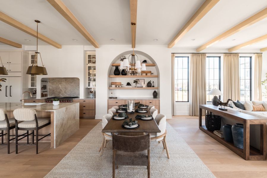 Representative furnished interior of a home built from the The Iris by Homebound in The Villas at Lakeside, Flower Mound (Image 3).