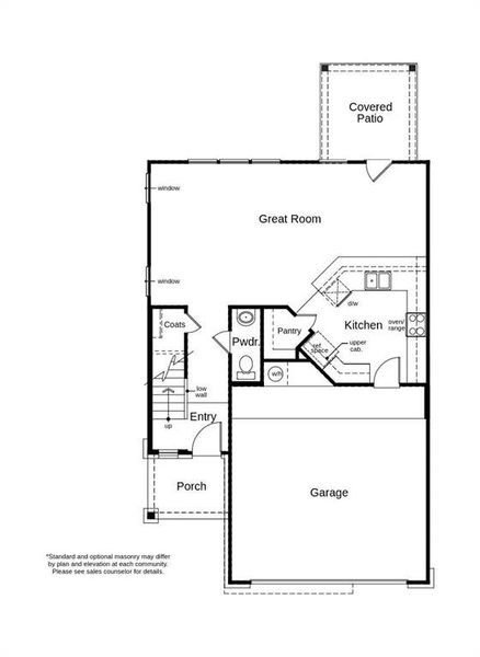 This floor plan features 3 bedrooms, 2 full baths, 1 half bath and over 1,800 square feet of living space.