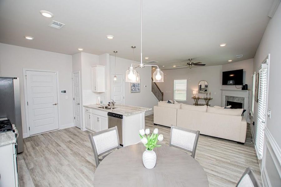 Furnished interior view inside a new home in Windmill Park, Carrollton (Image 44). Furnished interior view inside a new home in Windmill Park, Carrollton (Image 44).