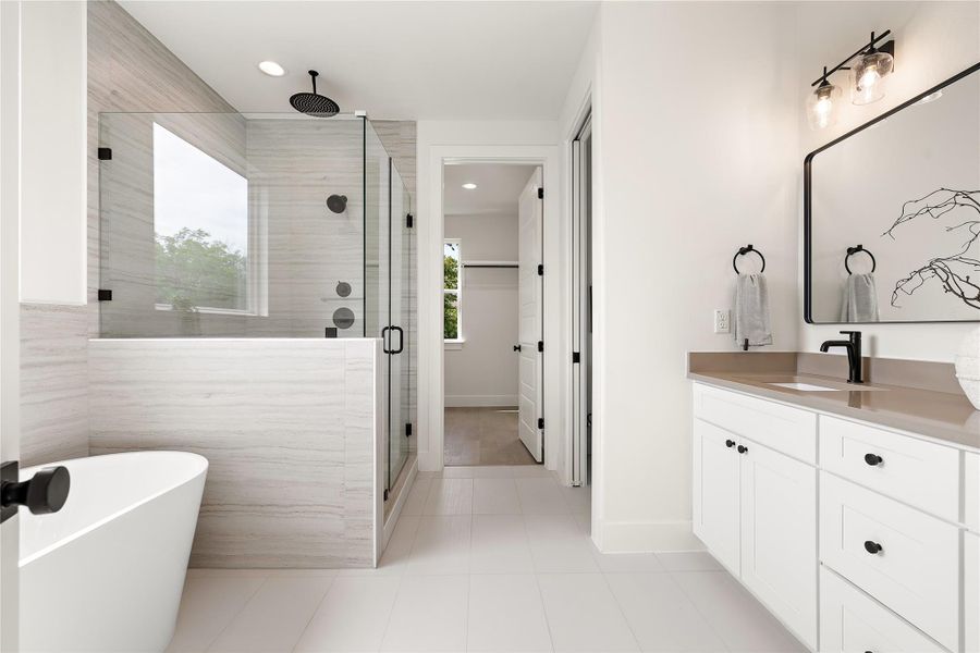 Primary bathroom Primary bathroom