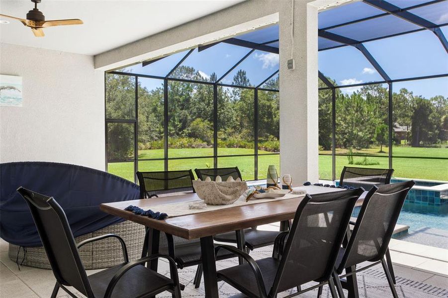 Exterior details and patio area of a home in , Wesley Chapel (Image 31).