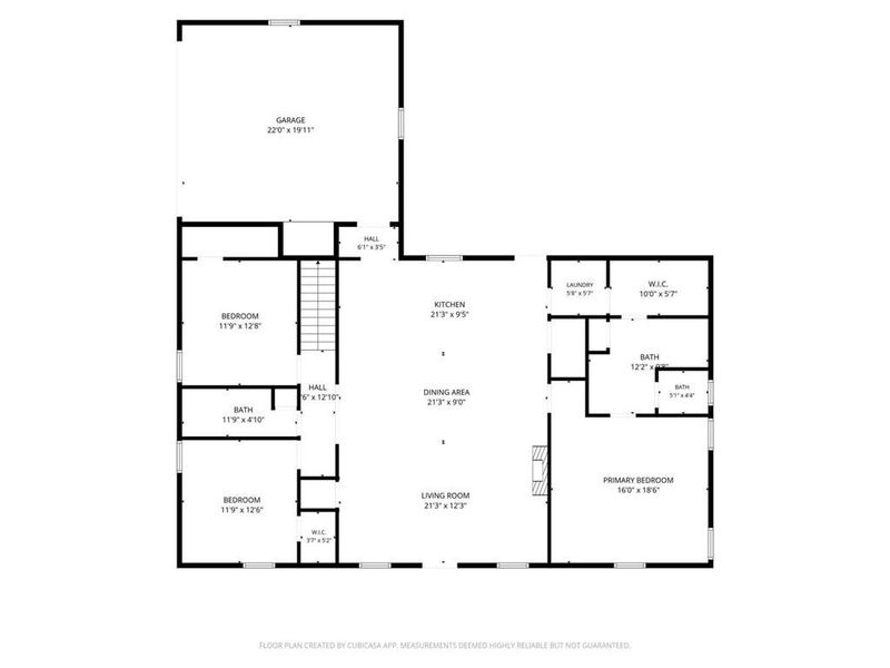 2D floor plan layout of this home in , Mansfield, GA (Image 6).