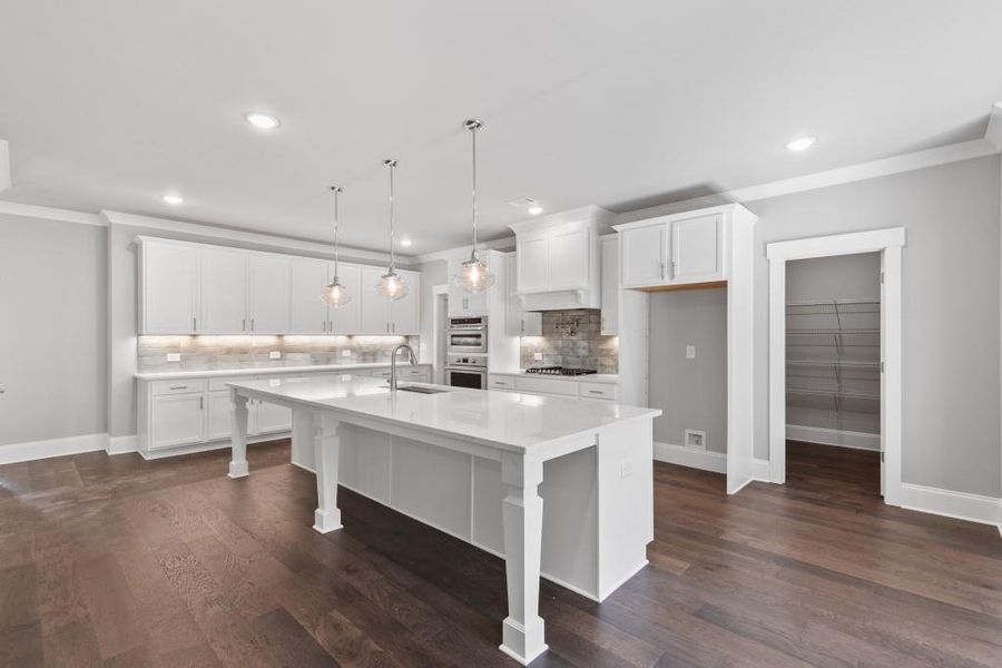 Furnished interior view inside a new home in , Dawsonville (Image 9).