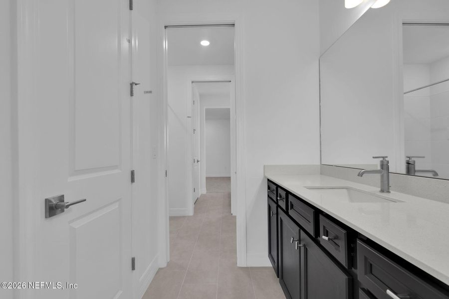 Furnished interior view inside a new home in The Landings at Saint Johns, St. Johns (Image 12).