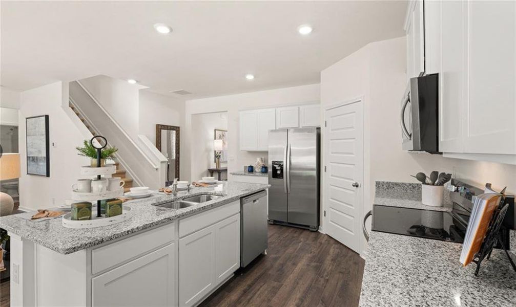 Furnished interior view inside a new home in Twin Lakes, Hoschton (Image 3).