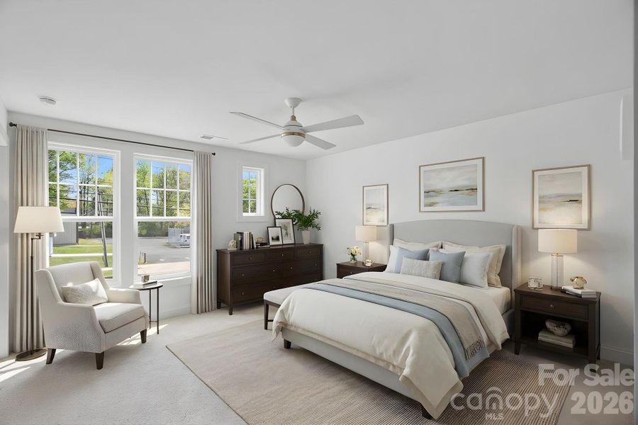 Furnished interior view inside a new home in , Charlotte (Image 6).