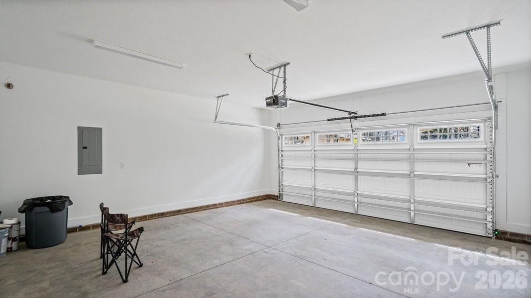 Finished, Trimmed & Painted Garage.