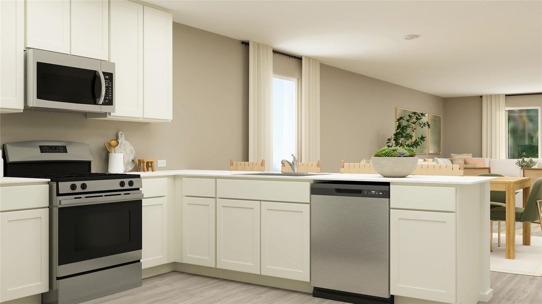 Furnished interior view inside a new home in Elm Creek, Elgin (Image 23).