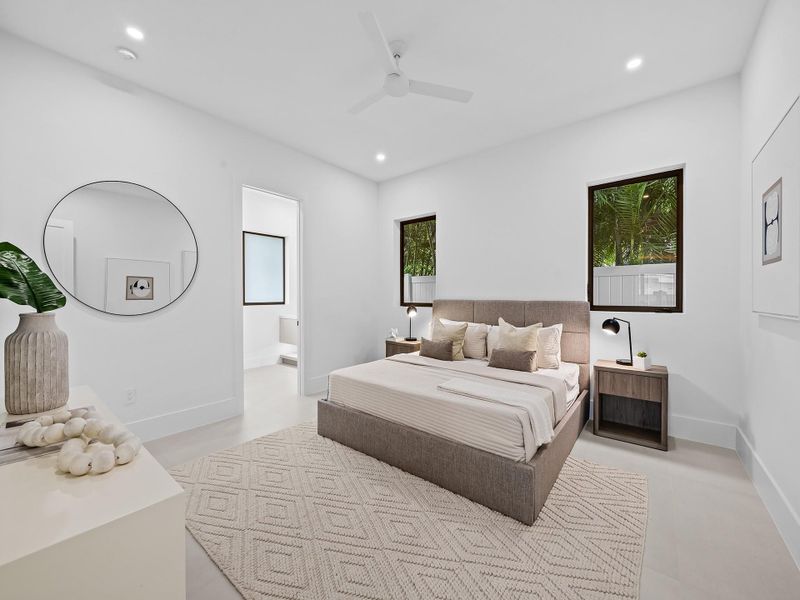 Furnished interior view inside a new home in , Fort Lauderdale (Image 17). Furnished interior view inside a new home in , Fort Lauderdale (Image 17).