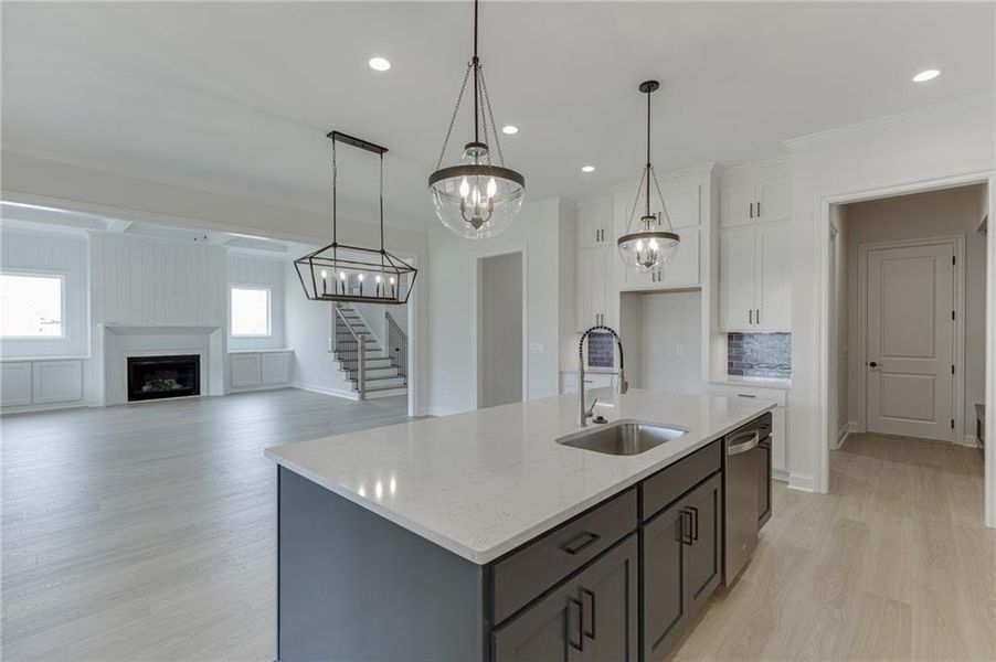 Furnished interior view inside a new home in , Cumming (Image 12).