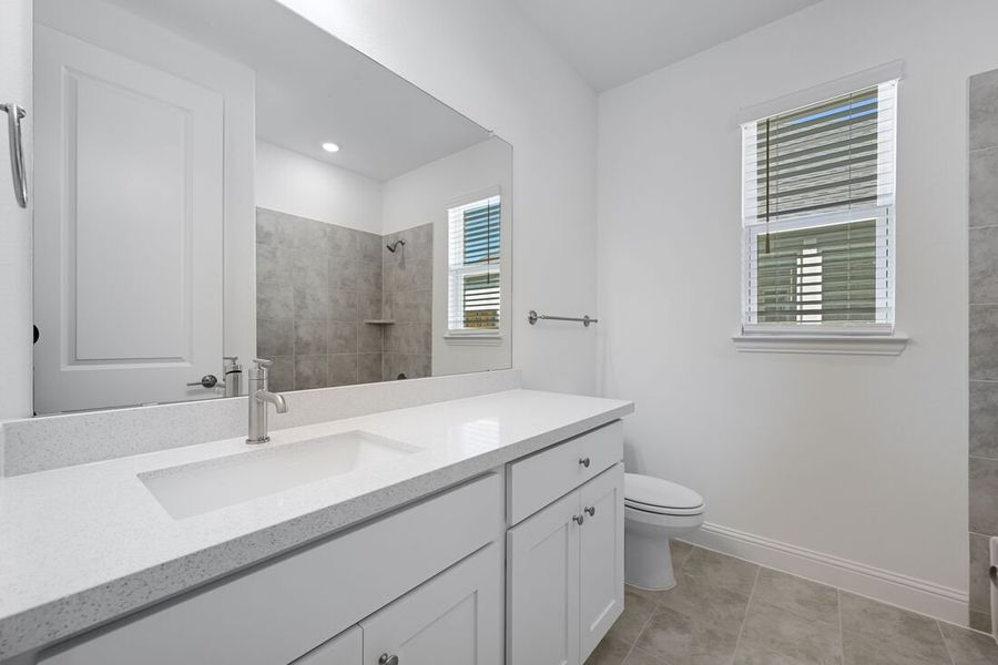 Furnished interior view inside a new home in South Oak 60s, Lakewood Village (Image 10). Furnished interior view inside a new home in South Oak 60s, Lakewood Village (Image 10).