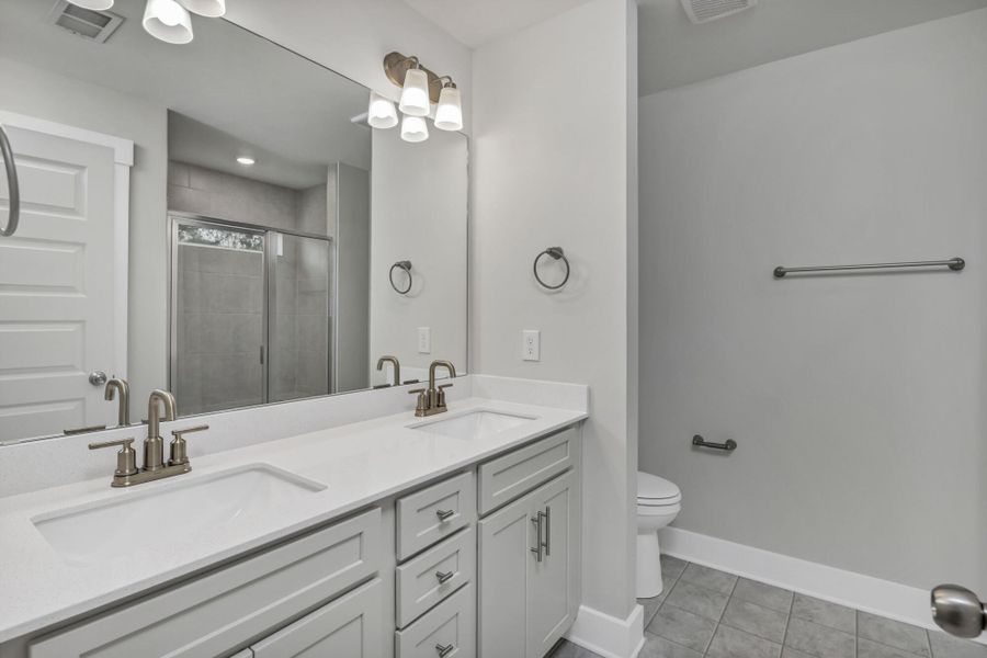 Furnished interior view inside a new home in Lake Carolina Townhomes, Columbia (Image 16).