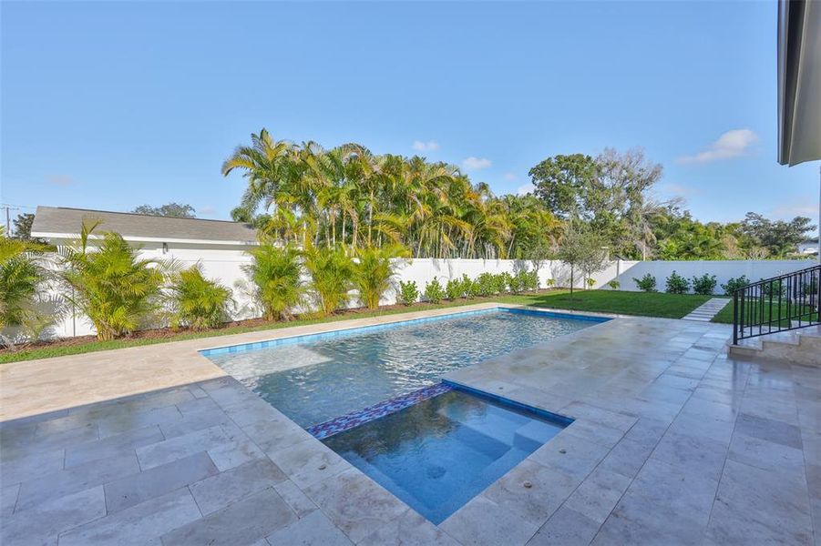 Exterior details and patio area of a home in , Tampa (Image 41).