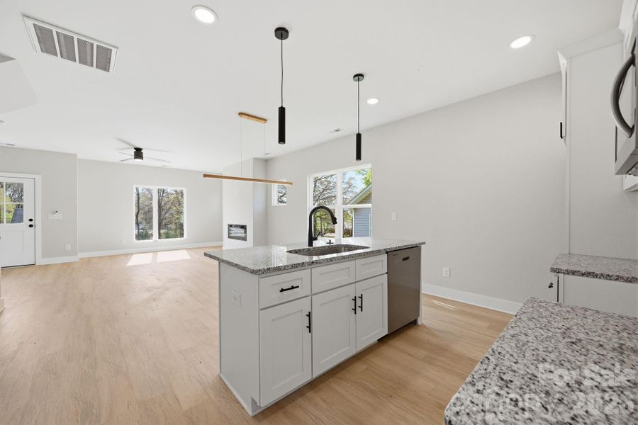 Furnished interior view inside a new home in , Albemarle (Image 6).