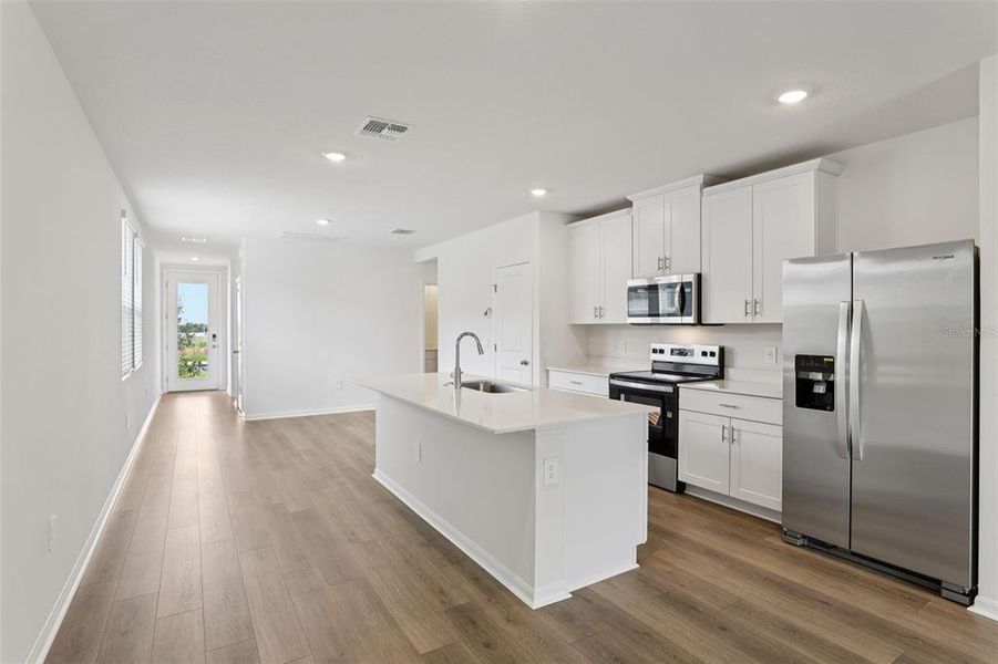 Furnished interior view inside a new home in Hamilton Bluff - Classic Series, Lake Hamilton (Image 5).