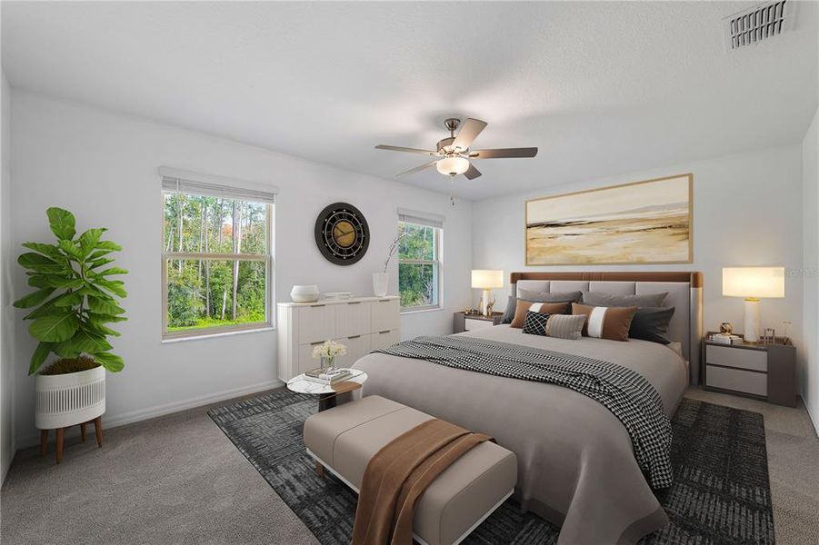 Furnished interior view inside a new home in , Holiday (Image 9).