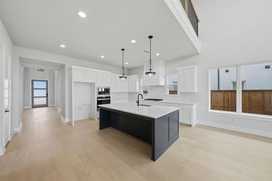 Furnished interior view inside a new home in Brookhollow West, Prosper (Image 12).