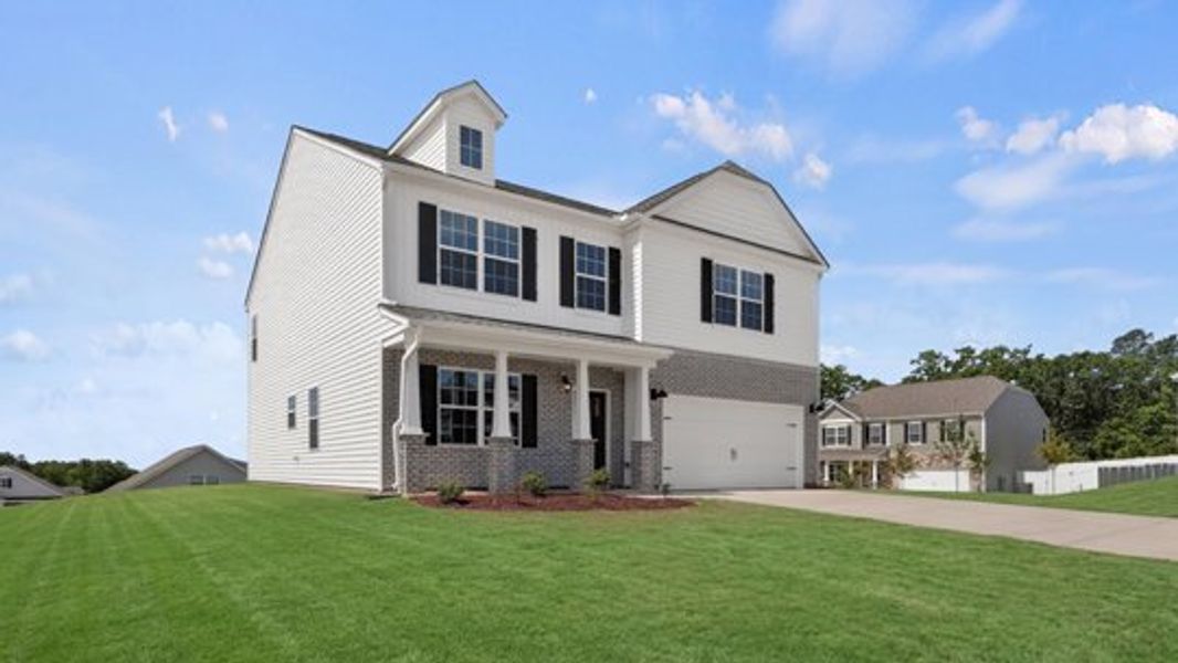 Representative exterior photo of a completed home built from the Wilmington by D.R. Horton in Collinswood, Aberdeen, NC (Image 22). Representative exterior photo of a completed home built from the Wilmington by D.R. Horton in Collinswood, Aberdeen, NC (Image 22).