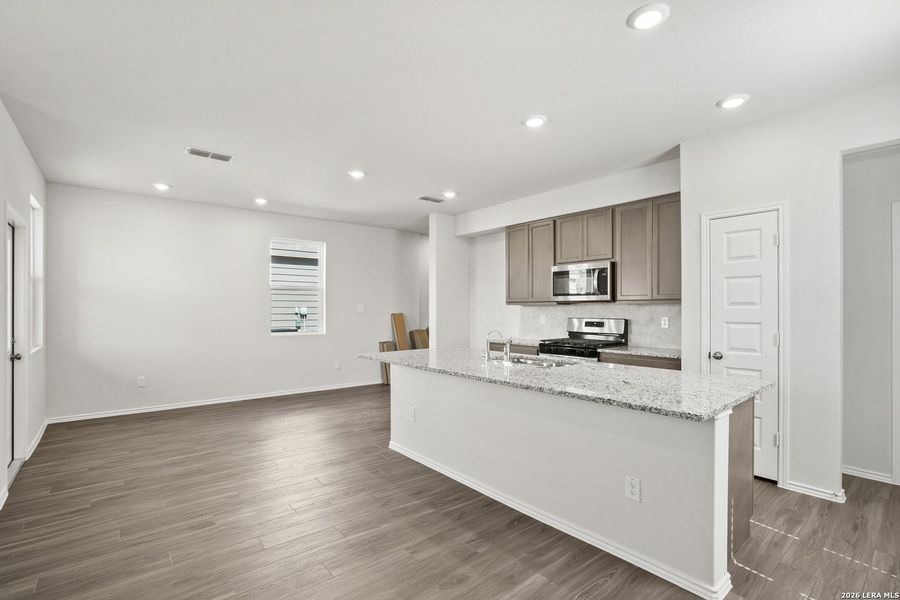 Furnished interior view inside a new home in Blue Ridge Ranch, San Antonio (Image 9).