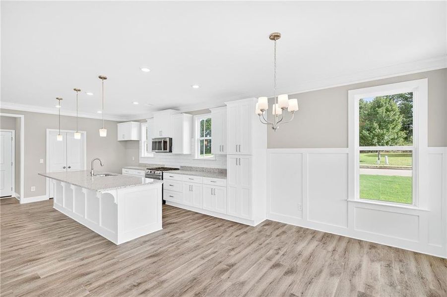 Furnished interior view inside a new home in , Hiram (Image 13).