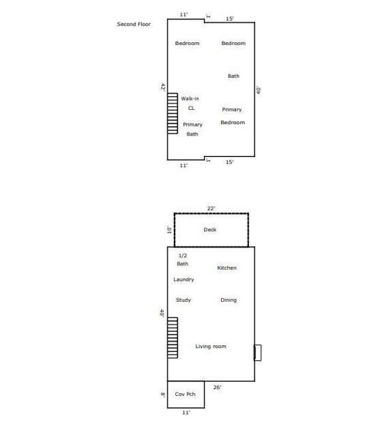 2D floor plan layout of this home in , Asheville, NC (Image 5).