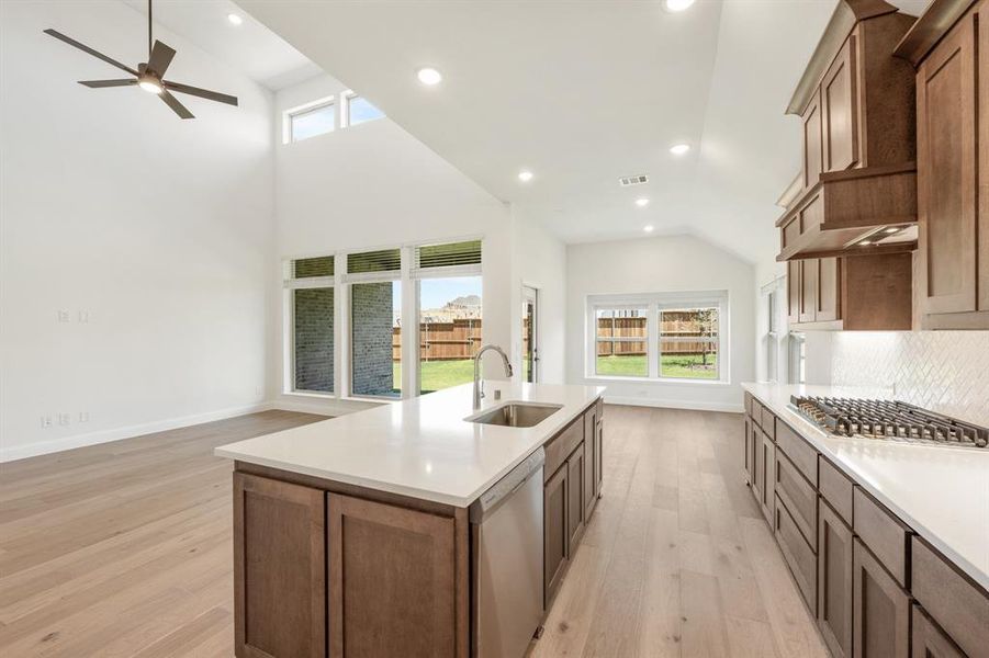 Furnished interior view inside a new home in Creekview Meadows, Pilot Point (Image 7). Furnished interior view inside a new home in Creekview Meadows, Pilot Point (Image 7).