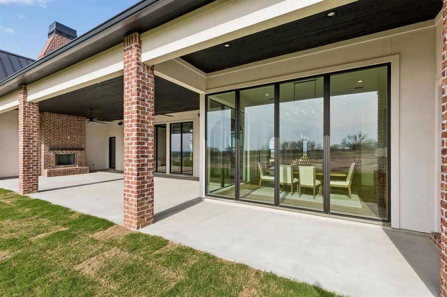Exterior details and patio area of a home in , Weatherford (Image 28). Exterior details and patio area of a home in , Weatherford (Image 28).