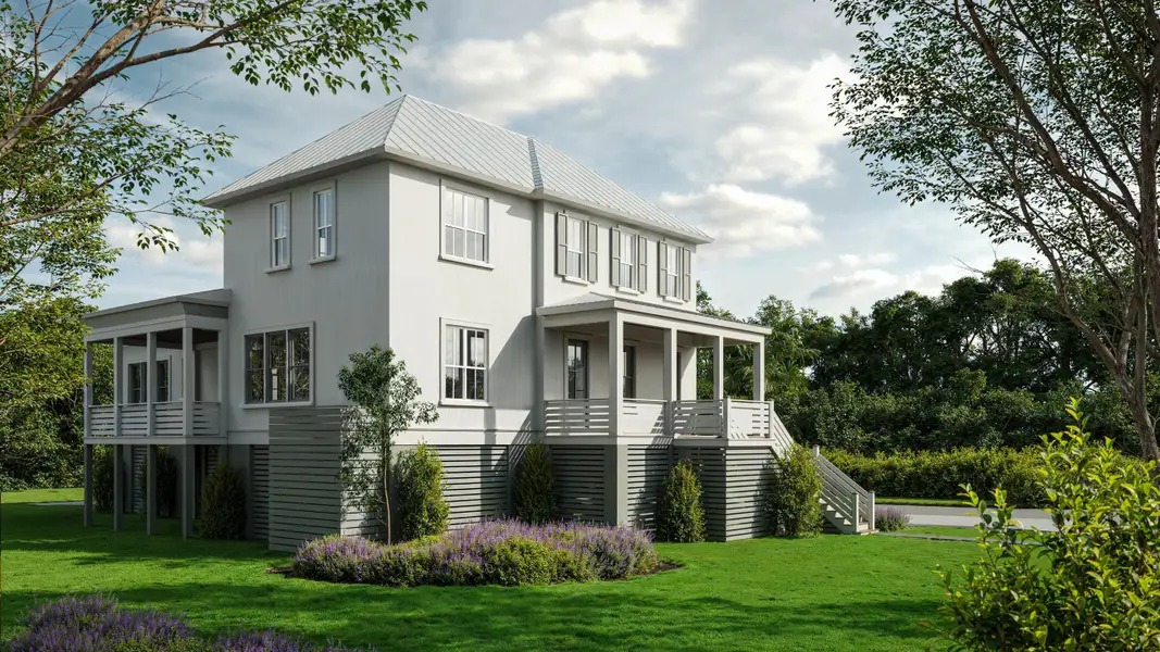 Front exterior of a new home in , Johns Island, SC, highlighting curb appeal (Image 2). Front exterior of a new home in , Johns Island, SC, highlighting curb appeal (Image 2).