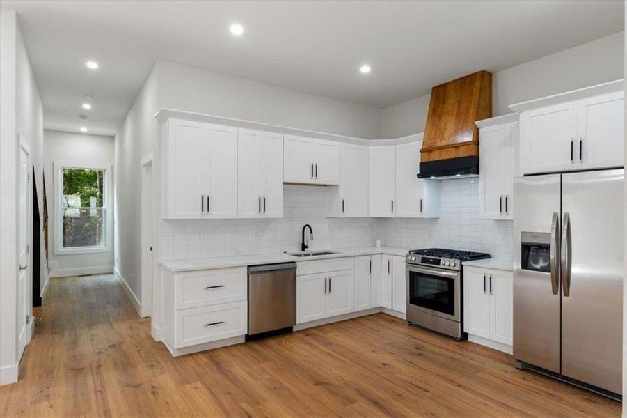 Furnished interior view inside a new home in , Atlanta (Image 8). Furnished interior view inside a new home in , Atlanta (Image 8).