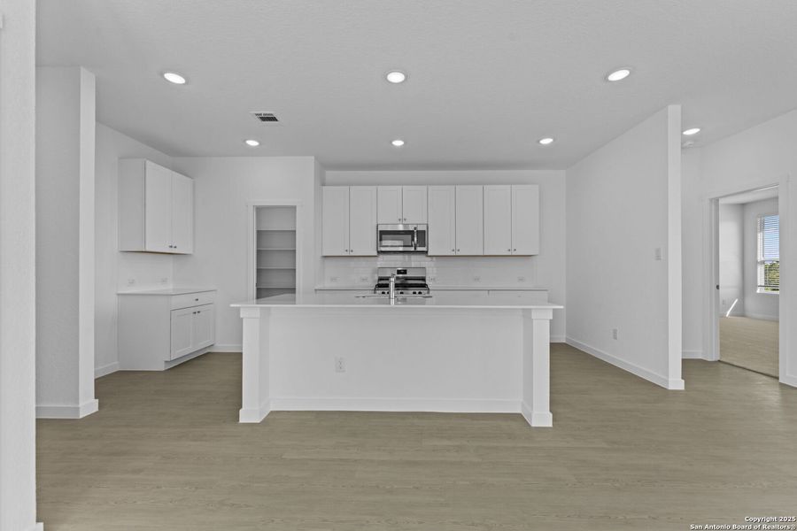 Furnished interior view inside a new home in Waterwheel: Coastline Collection, San Antonio (Image 4).