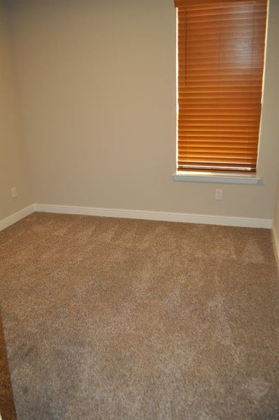 Unfurnished room featuring carpet floors