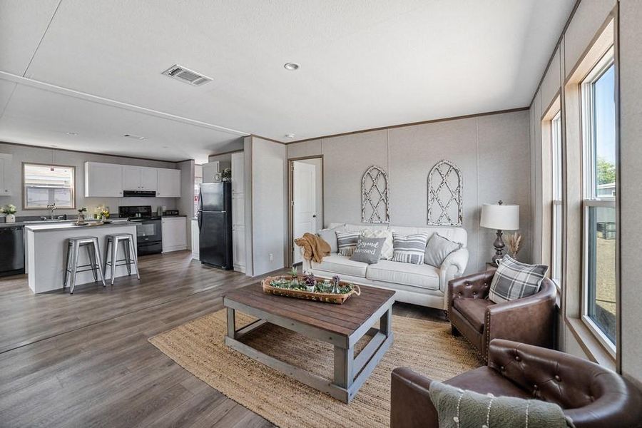 Furnished interior view inside a new home in , Decatur (Image 19).