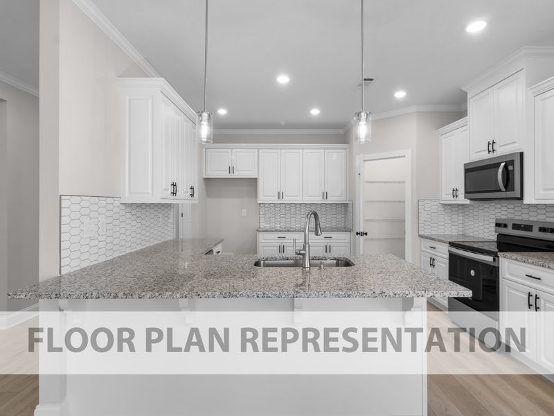 Kitchen | Glendale Plan by Ivey Homes