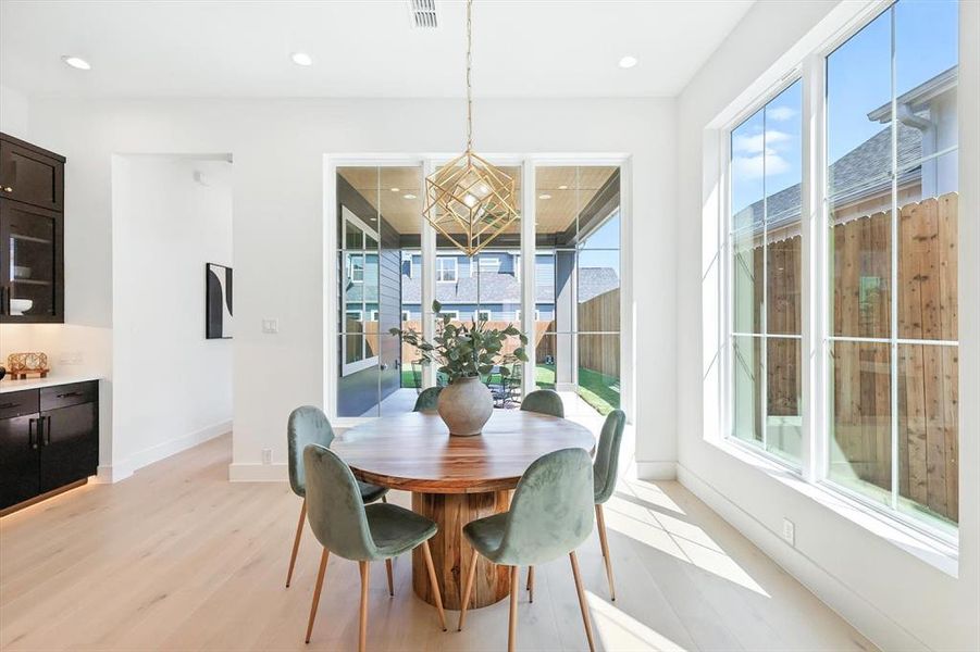 Furnished interior view inside a new home in , Roanoke (Image 16).
