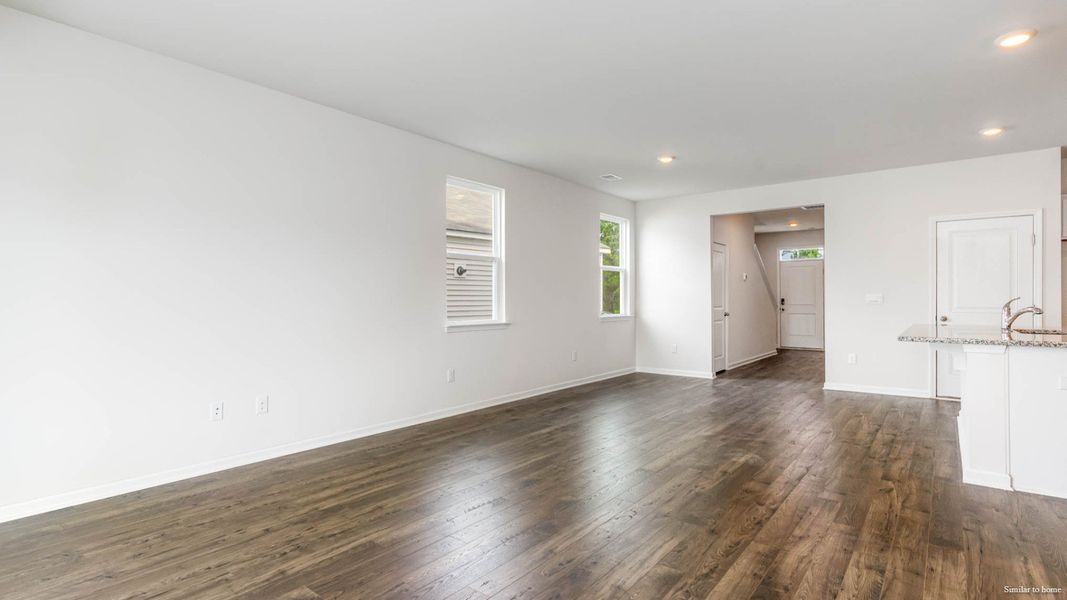 Spacious, unfurnished interior of a new home in Indigo Preserve, Leland (Image 13).