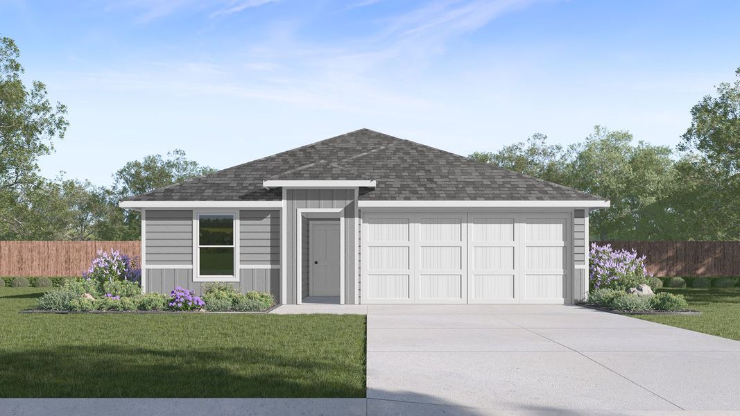 Representative exterior photo of a completed home built from the Callahan by D.R. Horton in China Grove, China, TX (Image 2). Representative exterior photo of a completed home built from the Callahan by D.R. Horton in China Grove, China, TX (Image 2).