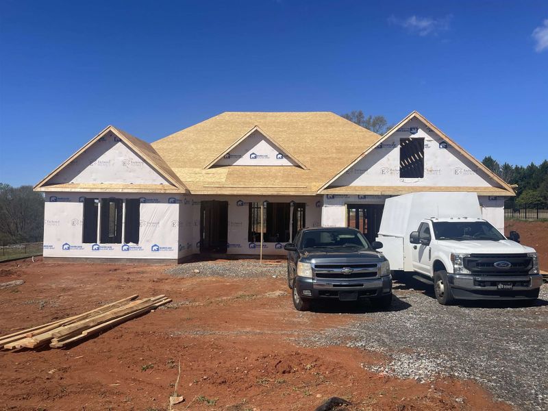 In-progress construction of a new home in Messer Farms, Inman, SC (Image 14).