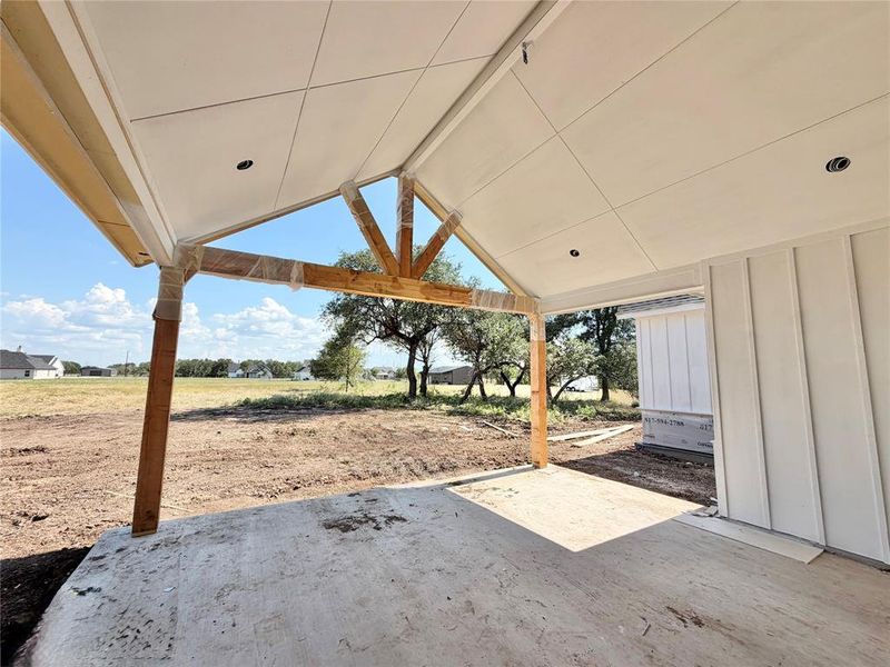 Exterior details and patio area of a home in , Weatherford (Image 1). Exterior details and patio area of a home in , Weatherford (Image 1).