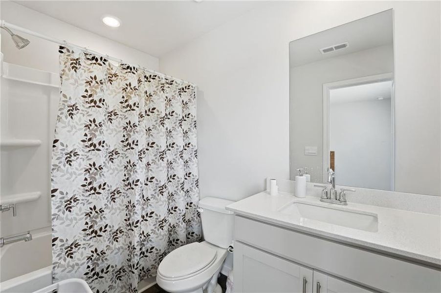 Furnished interior view inside a new home in Vistas at Towne Mill, Canton (Image 57).