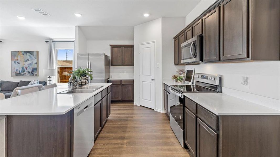 Furnished interior view inside a new home in Bel Air Village, Sherman (Image 28).